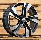 Alu kola Racing Line SF502, 18x7.5 5x108 ET50.5, černá + leštění
