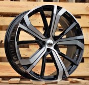 Alu kola Racing Line SF503, 20x8 5x108 ET52.5, černá + leštění