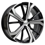 Alu kola Racing Line SF503, 20x8 5x108 ET52.5, černá + leštění