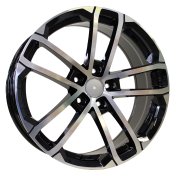 Alu kola Racing Line SK512, 18x8 5x112 ET40, černá + leštění