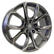 Alu kola Racing Line SK516, 16x6.5 5x112 ET46, šedivá + leštění