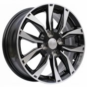 Alu kola Racing Line SW301, 15x6 4x100 ET45, černá + leštění