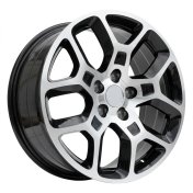 Alu kola Racing Line TL0460, 17x7 5x110 ET40, černá + leštění