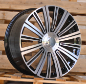 Alu kola Racing Line TX139A, 22x10 5x112 ET40, černá + leštění (zátěžová)