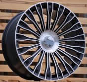 Alu kola Racing Line TX226, 21x9 5x112 ET35, černá + leštění (zátěžová)