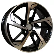 Alu kola Racing Line XE139, 19x8.5 5x112 ET35, černá + leštění