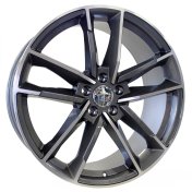 Alu kola Racing Line XFE81, 21x9 5x112 ET33, šedivá + leštění