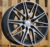 Alu kola Racing Line Y0102, 19x7.5 5x112 ET40, černá + leštění