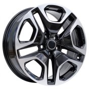 Alu kola Racing Line Y0113, 19x7.5 5x114.3 ET40, černá + leštění