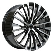Alu kola Racing Line Y1118, 20x8 5x114.3 ET40, černá + leštění