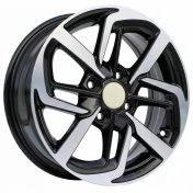 Alu kola Racing Line Y1126, 14x5 4x100 ET41, černá + leštění