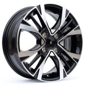Alu kola Racing Line Y1127, 15x6 4x100 ET51, černá + leštění
