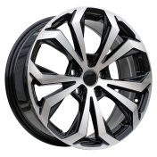 Alu kola Racing Line Y1133, 18x7 5x114.3 ET35, černá + leštění