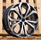 Alu kola Racing Line Y1133, 18x7 5x114.3 ET35, černá + leštění