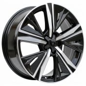 Alu kola Racing Line Y1187, 18x7.5 5x108 ET44, černá + leštění