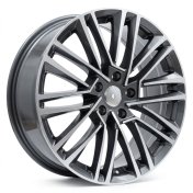 Alu kola Racing Line Y1191, 18x7.5 5x112 ET48, šedivá + leštění