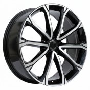 Alu kola Racing Line Y1197, 21x8.5 5x112 ET38, černá + leštění