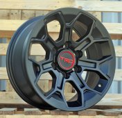 Alu kola Racing Line Y1203, 17x8 6x139.7 ET5, černá matná (zátěžová)