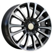 Alu kola Racing Line Y1204, 17x7 5x98 ET41, černá + leštění