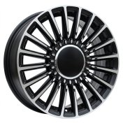 Alu kola Racing Line Y1210, 16x6.5 4x98 ET35, černá matná + leštění