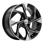 Alu kola Racing Line Y1265, 16x6.5 4x100 ET45, černá + leštění