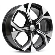 Alu kola Racing Line Y1303, 18x7.5 5x112 ET40, černá + leštění