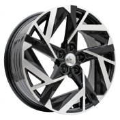 Alu kola Racing Line Y1379, 18x7 5x114.3 ET45, černá + leštění