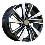 Alu kola Racing Line Y1382, 17x7.5 5x114.3 ET40, černá + leštění