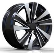 Alu kola Racing Line Y1382, 17x7.5 5x114.3 ET40, černá + leštění