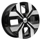 Alu kola Racing Line Y1392, 15x6.5 4x100 ET40, černá + leštění