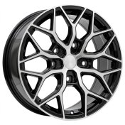 Alu kola Racing Line YF0319, 20x9 5x127 ET40, černá + leštění (zátěžová)