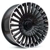 Alu kola Racing Line YF0425, 20x9.5 5x112 ET38, černá + leštění (zátěžová)