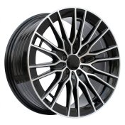 Alu kola Racing Line YF0427, 19x8.5 5x112 ET35.5, černá + leštění