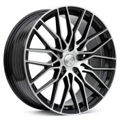 Alu kola Racing Line YF0435, 19x8.5 5x112 ET40, černá + leštění