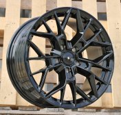 Alu kola Racing Line YF0442, 18x8 5x120 ET50, černá lesklá (zátěžová)