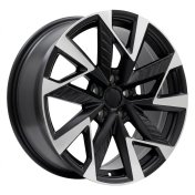 Alu kola Racing Line YF0443, 18x8 5x112 ET40, černá matná + leštění