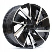 Alu kola Racing Line YF0445, 19x8 5x112 ET45, černá + leštění