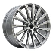 Alu kola Racing Line YF0446, 18x8 5x112 ET45, šedivá + leštění