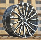 Alu kola Racing Line YF0446, 19x8 5x112 ET45, černá + leštění