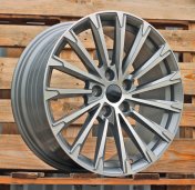 Alu kola Racing Line YF0446, 18x8 5x112 ET45, šedivá + leštění