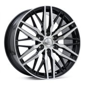 Alu kola Racing Line YF0453, 18x8 6x120 ET48, černá + leštění (zátěžová)