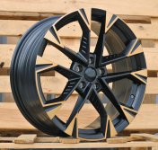 Alu kola Racing Line YF1150, 18x8 5x112 ET40, černá matná + měděná barva leštění