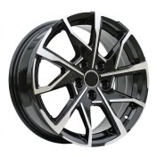 Alu kola Racing Line YF1159, 17x7 5x114.3 ET38, černá + leštění