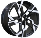 Alu kola Racing Line YF5696, 19x8 5x112 ET41, černá + leštění