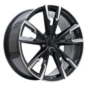 Alu kola Racing Line YF5710, 19x8 5x112 ET46, černá + leštění