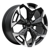 Alu kola Racing Line YF5717, 18x8 5x112 ET38, černá matná + leštění