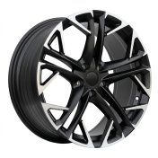 Alu kola Racing Line YF5719, 18x8 5x112 ET38, černá matná + leštění
