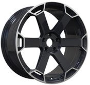 Alu kola Racing Line YF6149, 20x9 5x112 ET30, černá matná (zátěžová)