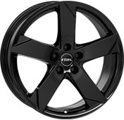 Alu kola RIAL KODIAK, 14x5 5x100 ET38, černá lesklá