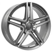 Alu kola RIAL M10, 19x8.5 5x112 ET35, šedivá lesklá